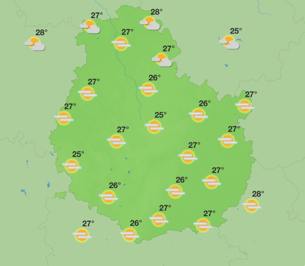 Météo en Côte-d’Or – Une semaine plus fraîche et perturbée à partir de mercredi