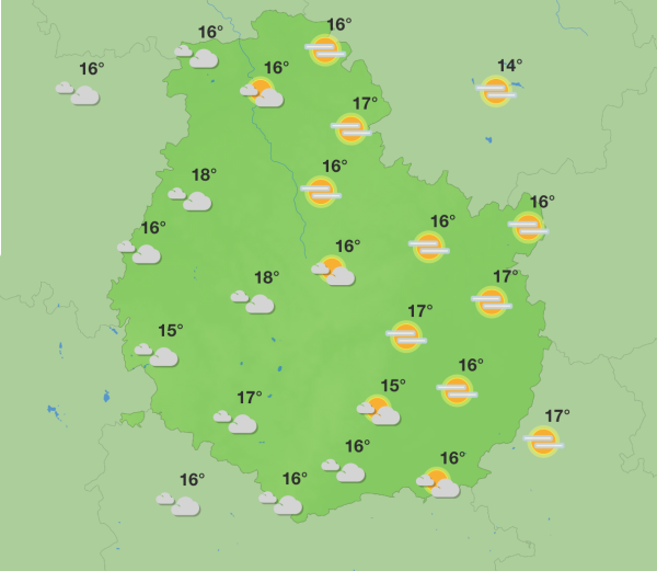 Météo en Côte-d’Or – Semaine sous la grisaille et la pluie, avec des températures en baisse