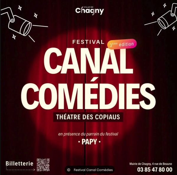 Chagny – Théâtre, stand-up et improvisation : le festival Canal Comédies revient du 6 au 8 novembre