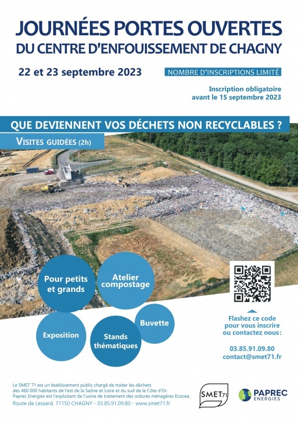 Venez découvrir ce que deviennent vos déchets les 22 et 23 septembre à Chagny !