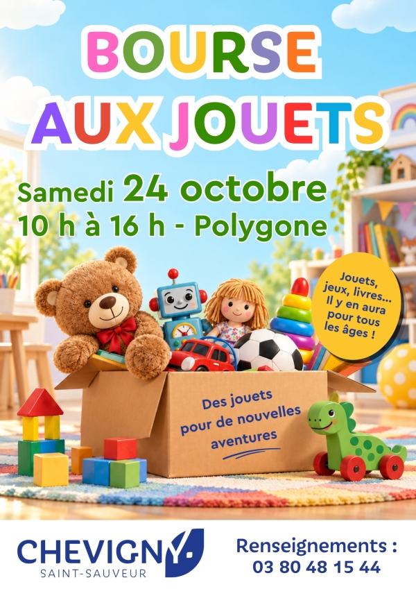 Bourse aux jouets à Chevigny samedi 24 octobre