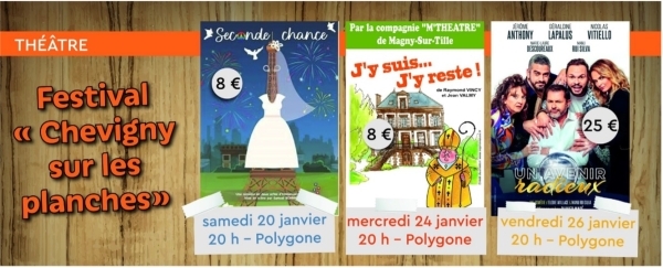 Grand festival de théâtre à Chevigny fin janvier