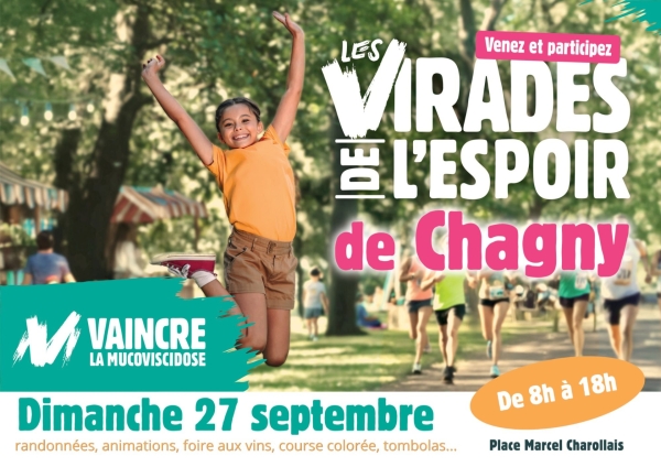 Chagny – La Virade de l’Espoir revient le 27 septembre avec une journée festive et solidaire contre la mucoviscidose