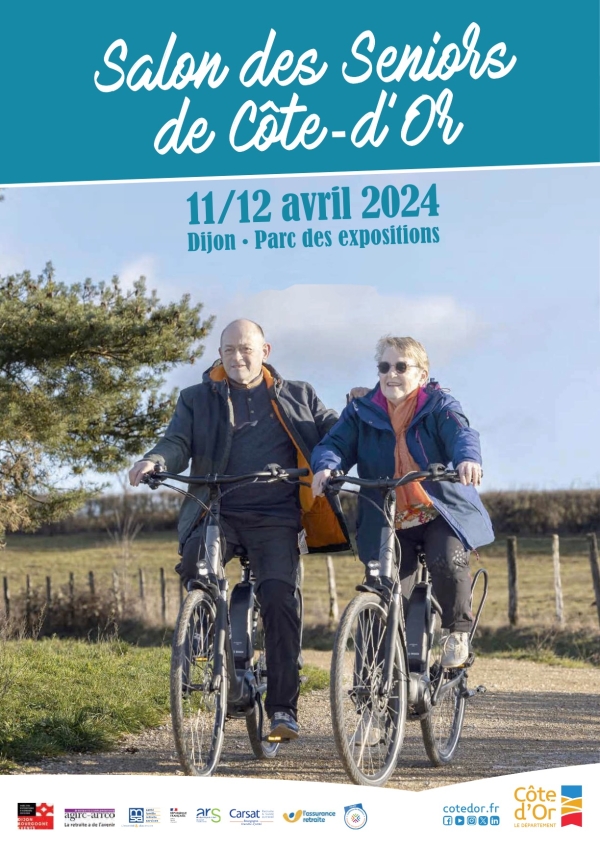 Parc des Expositions à Dijon - Salon des Seniors jeudi 11 et vendredi 12 avril : bien bouger pour bien vieillir !