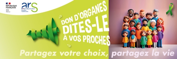 L’ARS Bourgogne-Franche-Comté porte le ruban vert pour encourager le don d’organes !