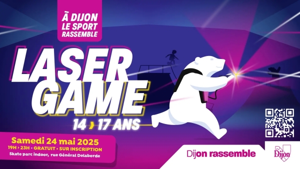 Dijon organise une soirée Laser Game gratuite pour les 14-17 ans au skatepark indoor ce samedi 24 mai