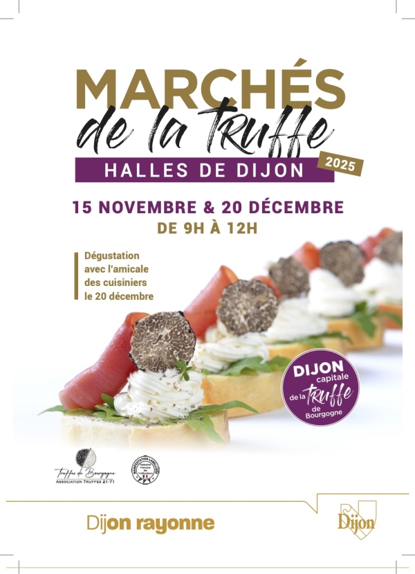 Le marché de la truffe de Bourgogne revient sous les halles de Dijon