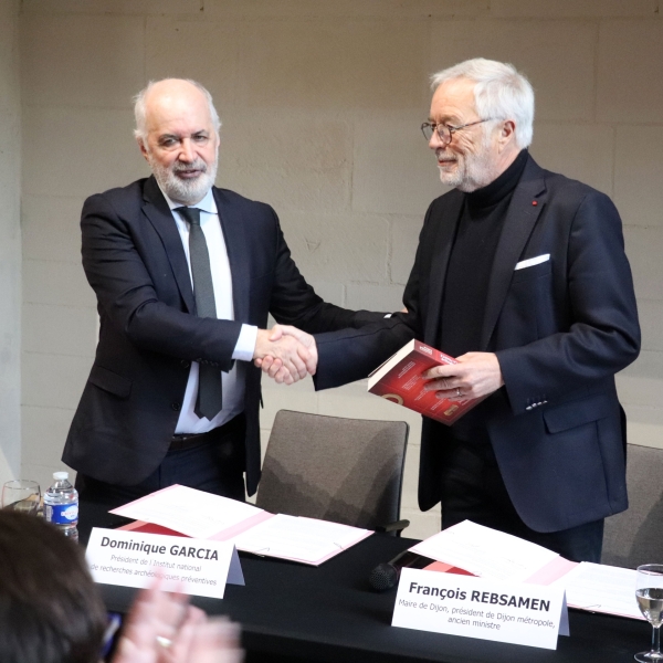 Renforcement de la collaboration entre Dijon et l'Inrap pour la valorisation archéologique