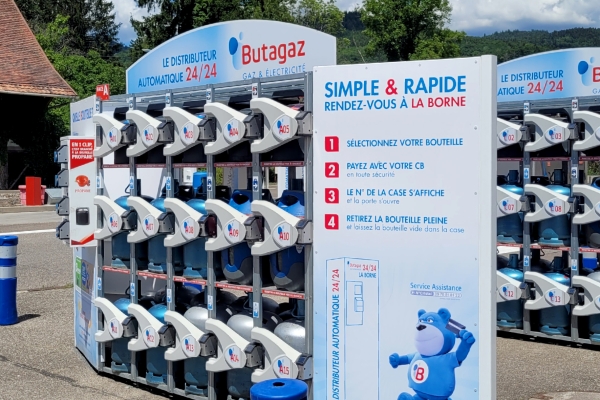 Beaune - Un nouveau distributeur automatique 24/24 de bouteilles Butagaz disponible à Intermarché