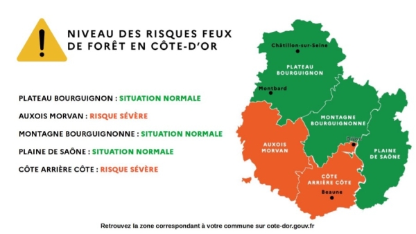 Prévention des feux de forêt en Côte-d’Or : évolution des mesures applicables