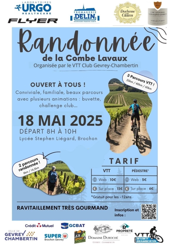 La grande Randonnée de la Combe Lavaux revient le dimanche 18 mai