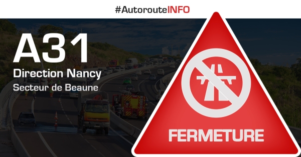 Accident majeur sur l’A31 près de Beaune : circulation coupée dans les deux sens