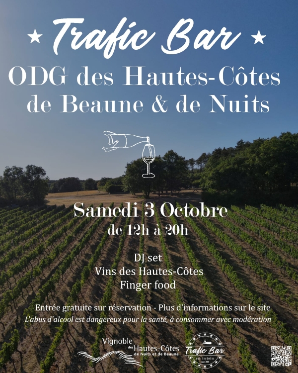 Le trafic bar revient dans les hautes-côtes le samedi 3 octobre 