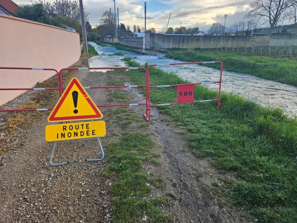 Intempéries en Côte-d'Or - Point de situation à 18H30 Amélioration notable mais la vigilance reste de rigueur