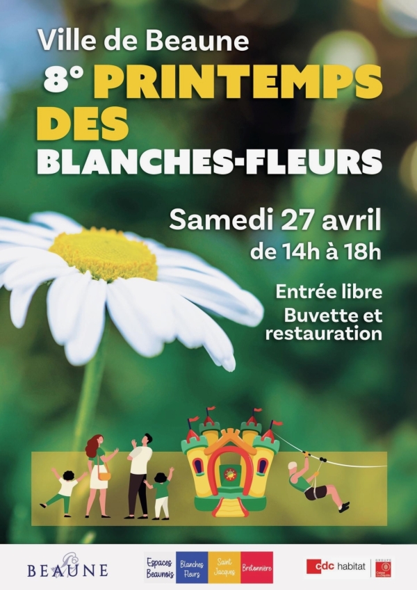 Le 8e Printemps des Blanches Fleurs anime Beaune ce samedi 27 avril !