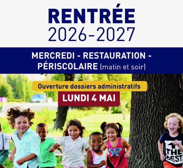 Beaune Côte & Sud - Ouverture des inscriptions pour les services enfance de la rentrée 2026-2027