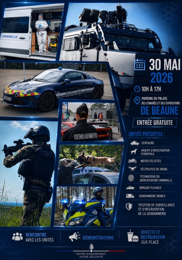 Beaune – Blindés, chiens, drones… la gendarmerie sort le grand jeu pour un meeting exceptionnel le 30 mai