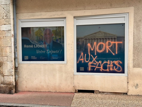 Beaune – La permanence du député RN René Lioret vandalisée dans la nuit