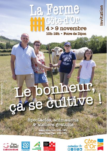 Foire internationale et gastronomique de Dijon - Du 4 au 9 novembre, venez découvrir la ferme Côte-d’Or !