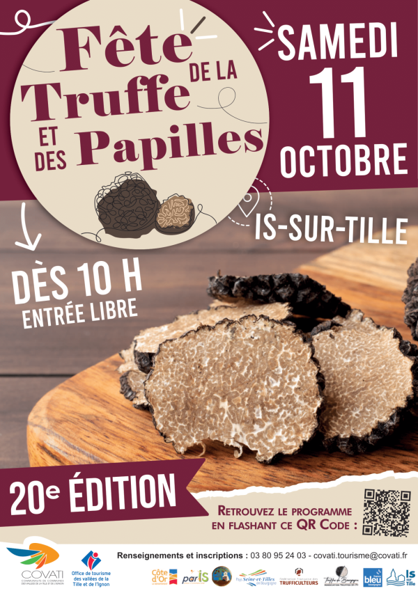 Is-sur-Tille célèbre les 20 ans de la Fête de la Truffe et des Papilles le samedi 11 octobre