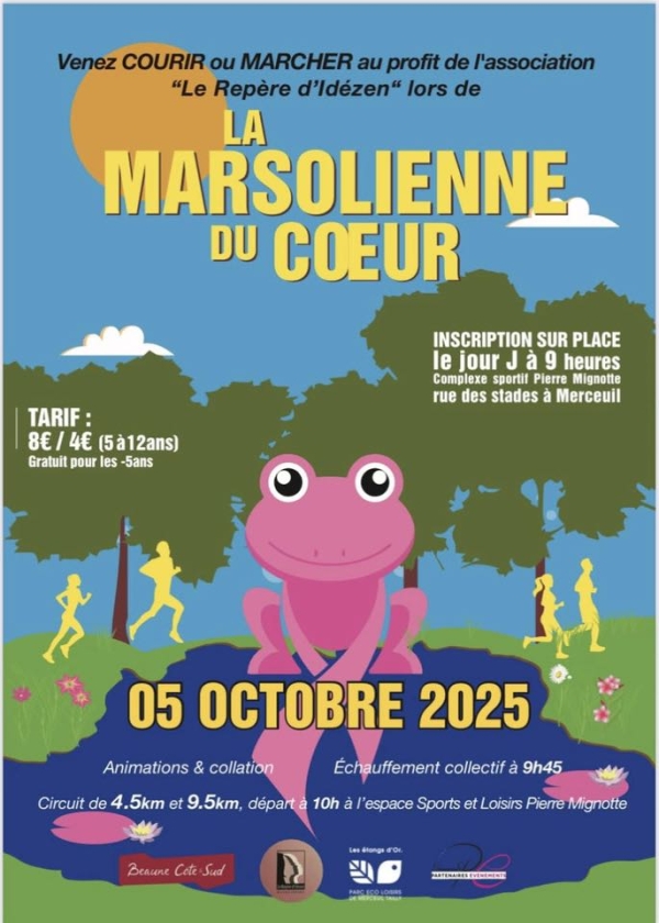 Merceuil court et marche pour Octobre Rose avec La Marsolienne du Cœur ce dimanche