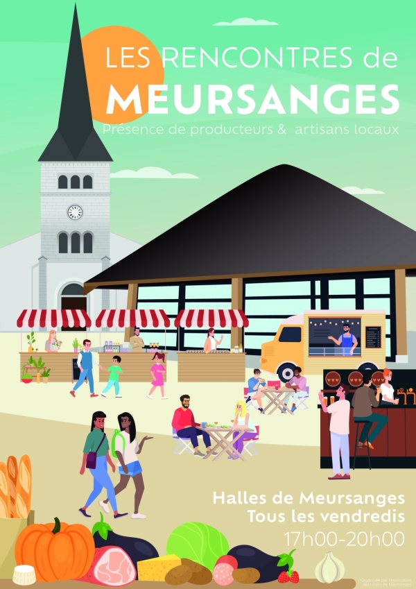 Rencontres de Meursanges avec producteurs et artisans locaux ce vendredi 26 avril