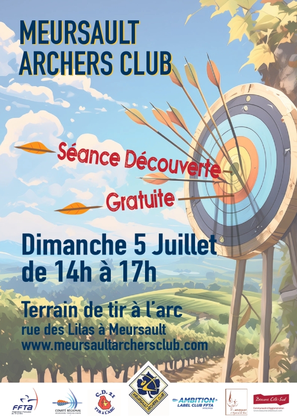 Le Meursault Archers Club organise une journée découverte le 5 juillet
