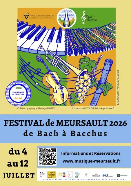 Meursault - Festival « Bach à Bacchus »  : 40 ans de musique, de vin et d’émotions au cœur de la Bourgogne du 4 au 12 juillet