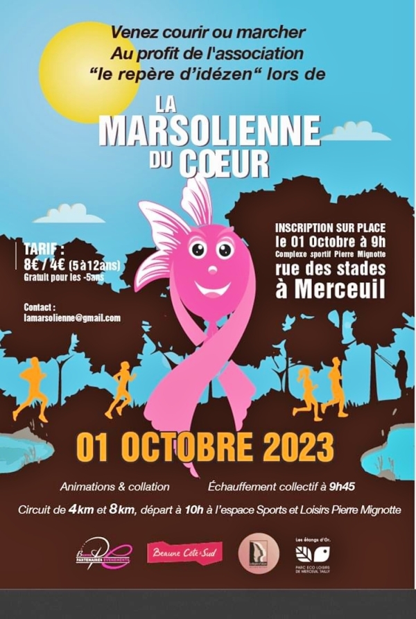 Merceuil - Course La Marsolienne du Cœur ce dimanche 1er octobre au profit de l'association « Le repère d'Idézen »