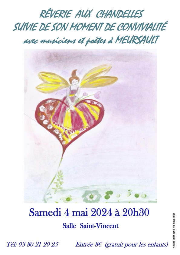 Meursault - Rêverie aux Chandelles : une soirée poétique en perspective ce samedi 4 mai 