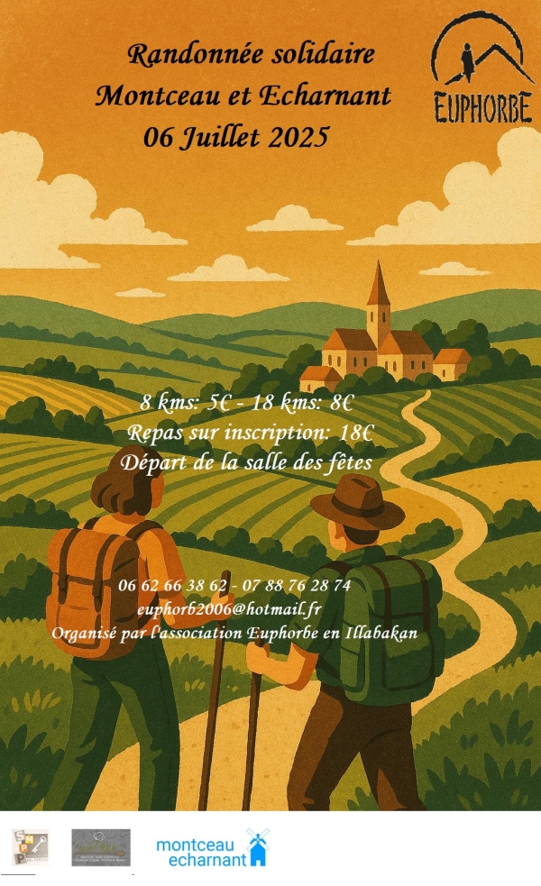 Montceau-Écharnant – Marche solidaire le dimanche 6 juillet pour l’éducation des enfants touaregs