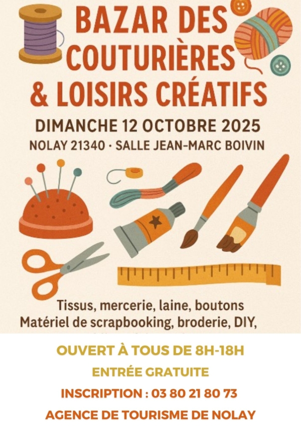 Nolay - Ce dimanche placé sous le signe des aiguilles et de la créativité