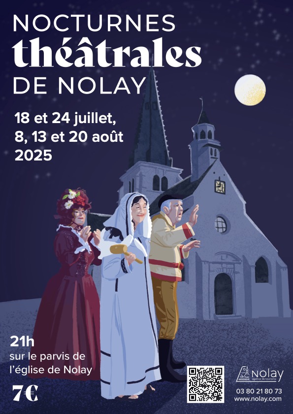 Les Nocturnes Théâtrales de Nolay 2025 : quand les rues racontent l’Histoire
