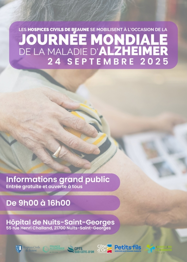 Nuits-Saint-Georges – Une journée d’information dédiée à la maladie d’Alzheimer aux Hospices Civils de Beaune le 24 septembre