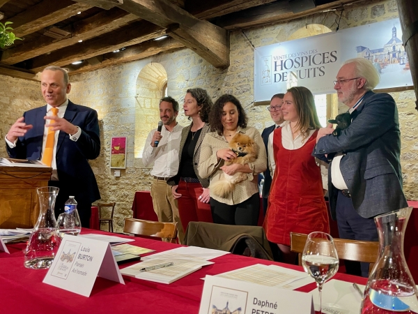 65e Vente des vins de Hospices de Nuits-Saint-Georges -La pièce de charité atteint 55 000 €, les dons restent ouverts