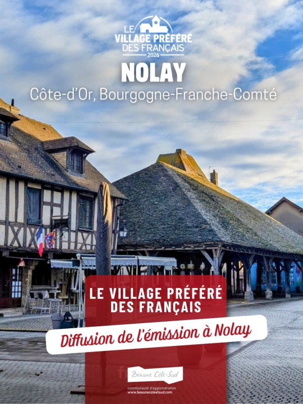 Nolay à l’honneur dans « Le Village préféré des Français » : rendez-vous ce mercredi pour découvrir le résultat