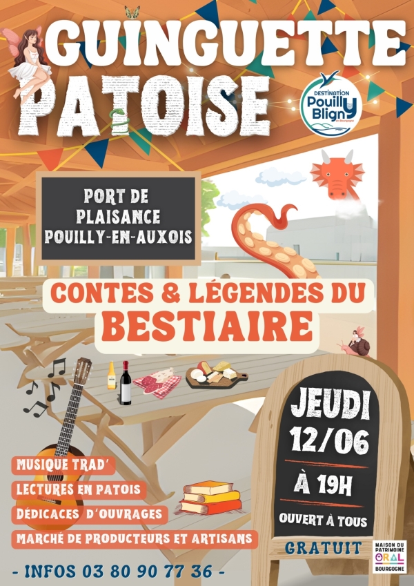 La Guinguette Patoise revient à Pouilly-en-Auxois le 12 juin