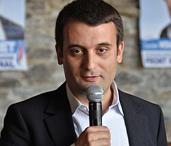 Florian Philippot, président des Patriotes, à Bligny-sur-Ouche ce mercredi 28 janvier