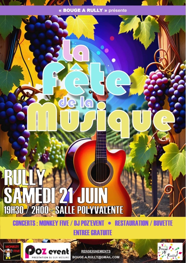 Rully fête la musique le samedi 21 juin !