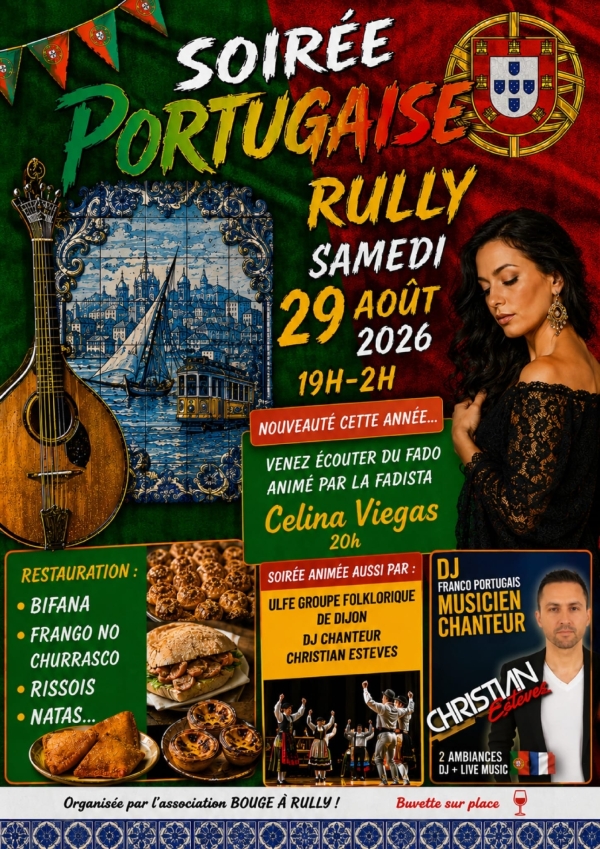 Rully - Une grande soirée portugaise animera la salle polyvalente le 29 août