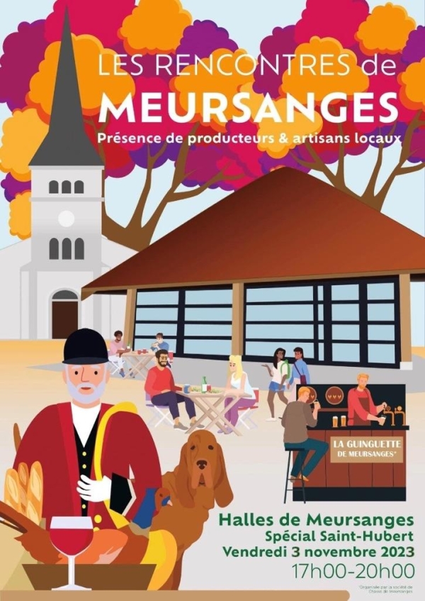 Rencontres de Meursanges avec producteurs et artisans locaux ce vendredi 3 novembre, spéciales Saint-Hubert