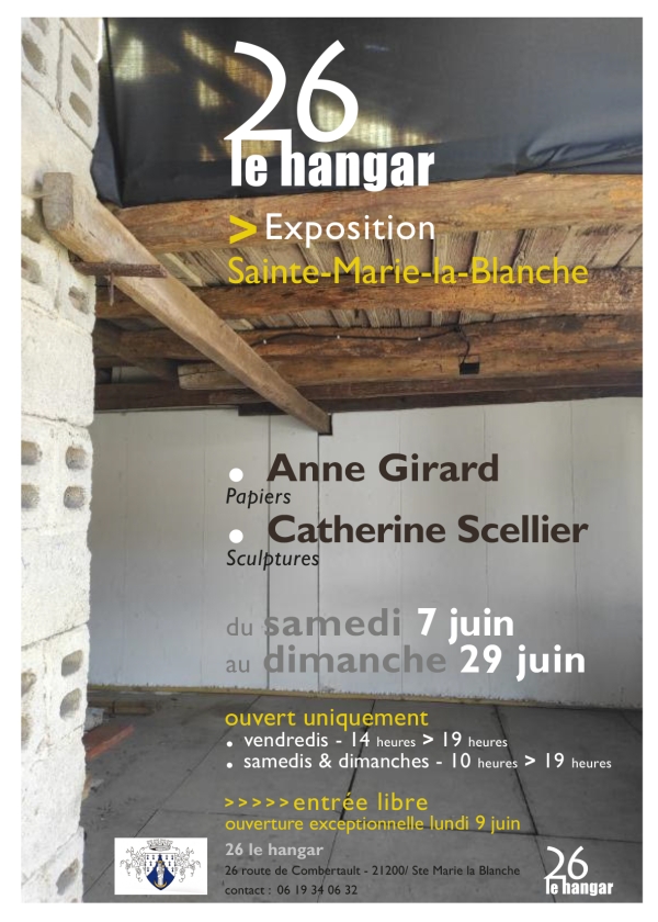 Sainte-Marie-la-Blanche - Une exposition à deux voix au "26, Le Hangar" du 7 au 29 juin