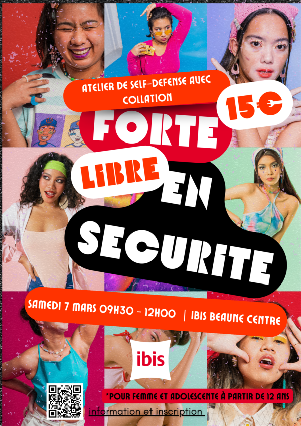 Beaune - Un atelier de self-défense pour renforcer la confiance des femmes le 7 mars de à l’Ibis Beaune Centre