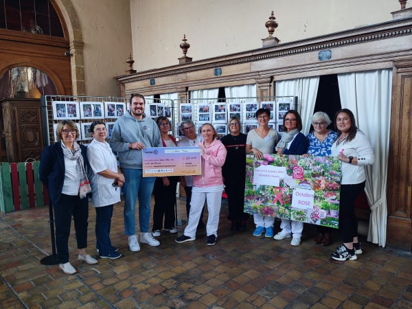 Seurre - L’hôpital de Seurre reverse 2 610 € à la Ligue contre le cancer suite à Octobre Rose