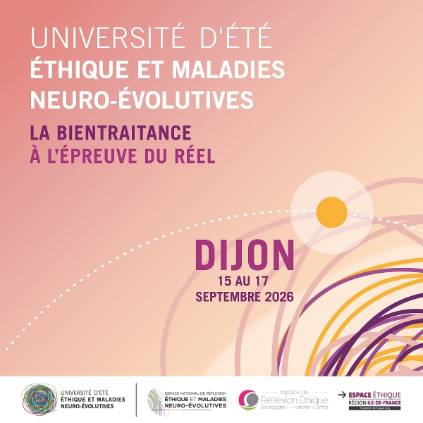 Dijon - Maladies neurologiques évolutives : La "bientraitance" à l'épreuve du réel du 15 au 17 septembre
