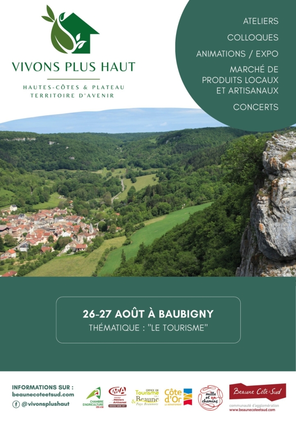 Dernier rendez-vous de « Vivons plus haut », samedi 26 et dimanche 27 août à Baubigny, autour du thème du Tourisme