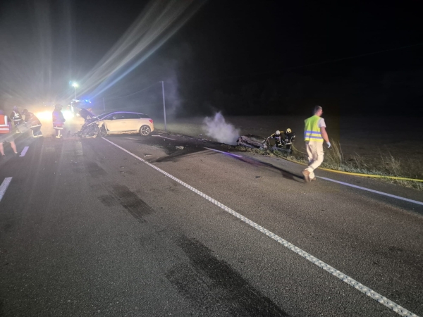 Til-Châtel - Trois blessés, dont deux grièvement, dans une collision frontale sur la RD 974