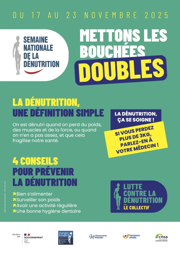 Semaine nationale de la dénutrition : la région Bourgogne–Franche-Comté en première ligne