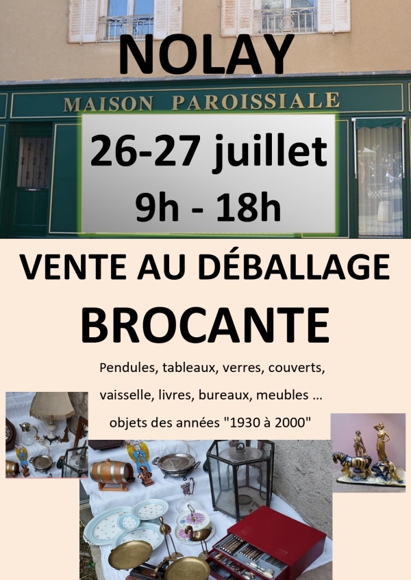 Nolay - Brocante paroissiale ce week-end : ces objets qui racontent une histoire…