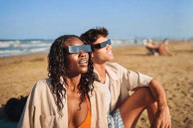 Éclipse solaire : des lunettes adaptées sont indispensables pour observer le soleil en toute sécurité